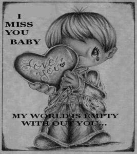 I Miss You Baby Post Image Fb Share