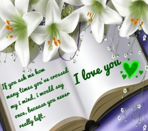 I love You Shayari In English HD Wallpaper For Fb Share