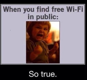 When You Find Free Wi-Fi In Public Fb Share