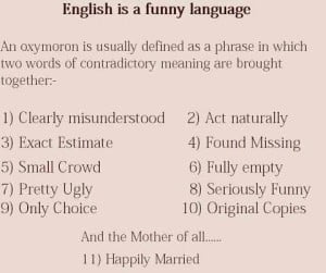 English Is A Funny Language