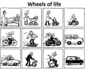 Wheels Of Life Funny Joke Picture