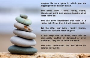 Balance In Your Life Quote