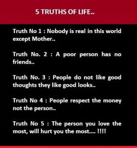 5 Truths Of Life..!!!