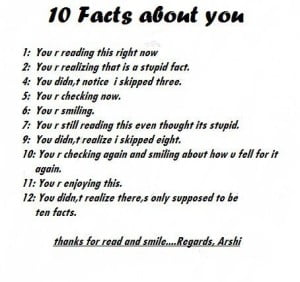 10 Facts About You Fb Share