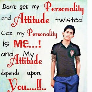 Personality And Attitude Facebook Picture Message