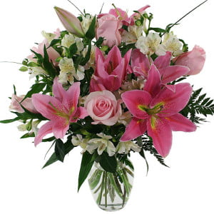 Lilies Roses Alstroemeria Fb share