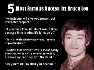 5 Most Famous Quotes By Bruce Lee