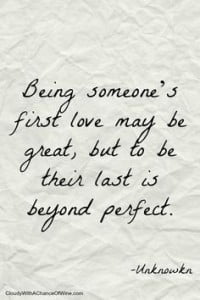 Being Someone's First Love May Be Great