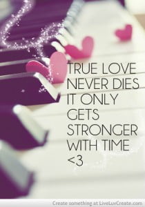 True love never dies