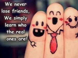 We Never Lose Friends