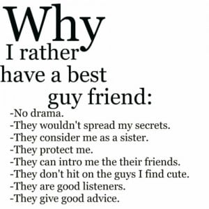 Why I Rather Have A Best Guy Friend