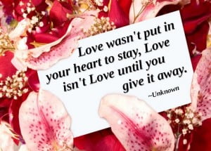 Quotes About Love Give Away