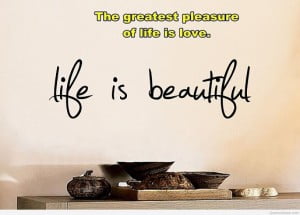 Life Is Beautiful Quote Image