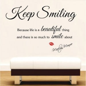 Keep Smiling Quote Picture