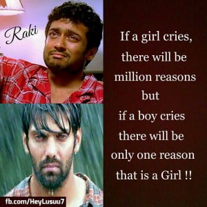 If A Girl Cries There Will Be Million Reasons