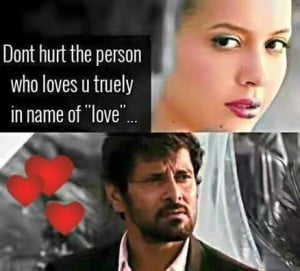 Don't Hurt The Person Who Loves You Truely In Name Of Love