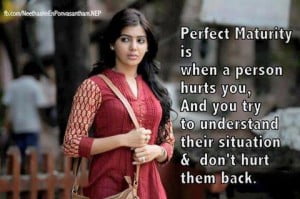 Perfect Maturity Is When A Person Hurts You